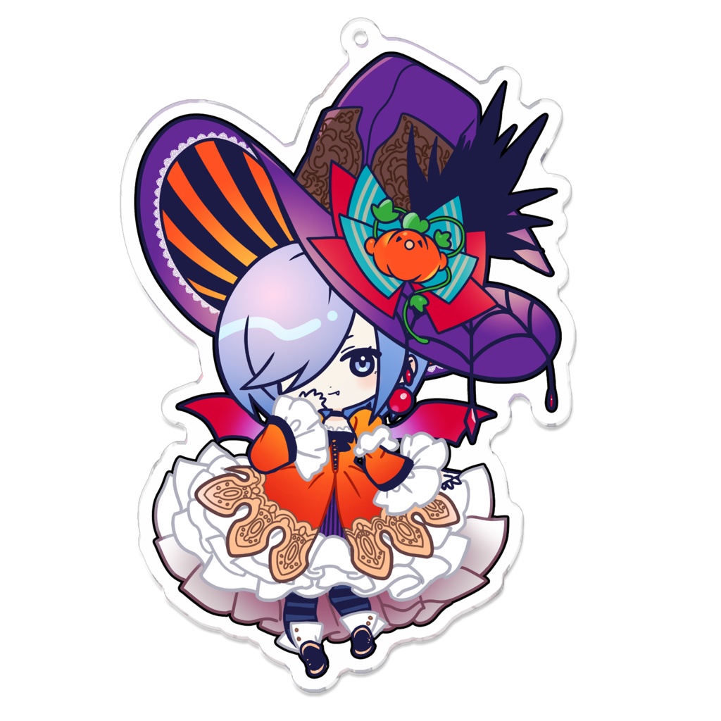 とりちゃんHalloween ver.アクリルキーホルダー