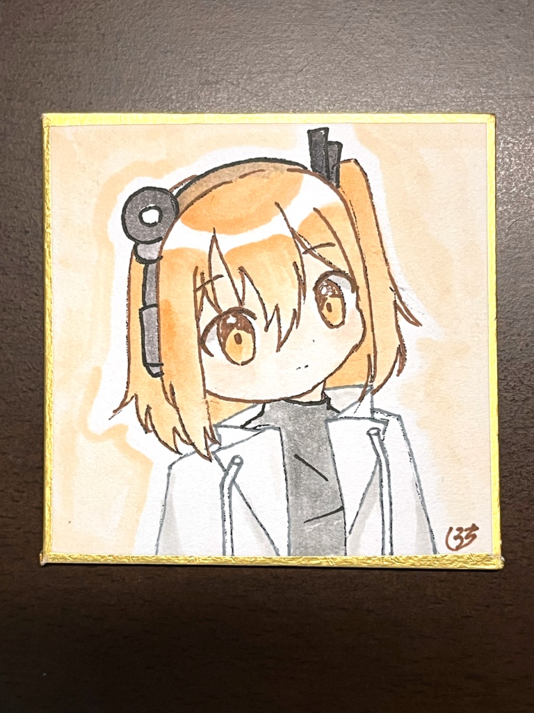 手描き豆色紙 ボーカロイドなど合成音声キャラ