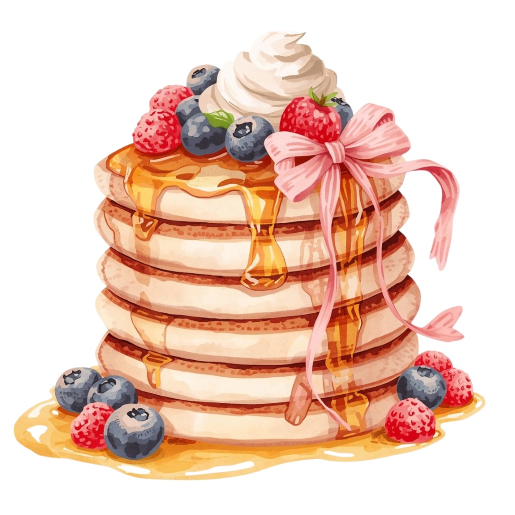 【水彩アンティーク】ピンクスイーツコレクション クリップアートセット Vol.1