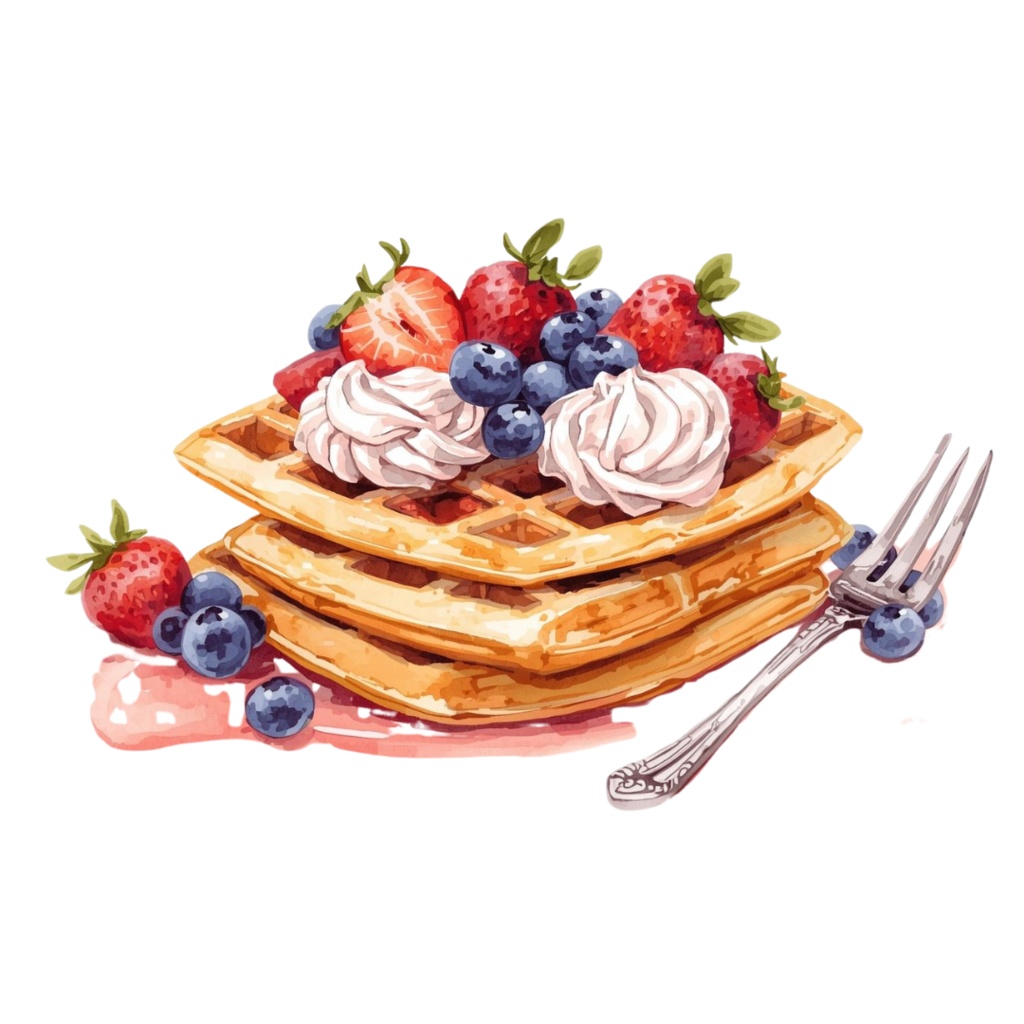 【水彩アンティーク】ピンクデリシャスフード クリップアートセット Vol.2