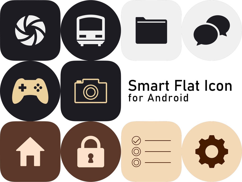 Smart Flat Icon for Android