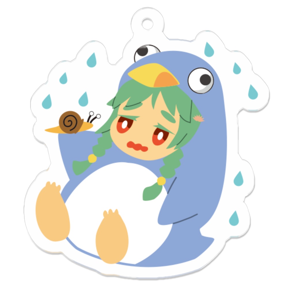 颯音ぺんぺんキーホルダー