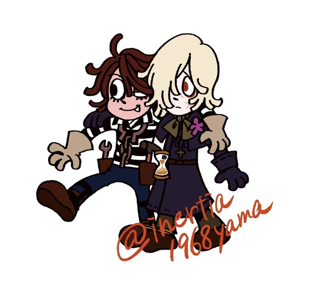 囚墓二人三脚アクキー