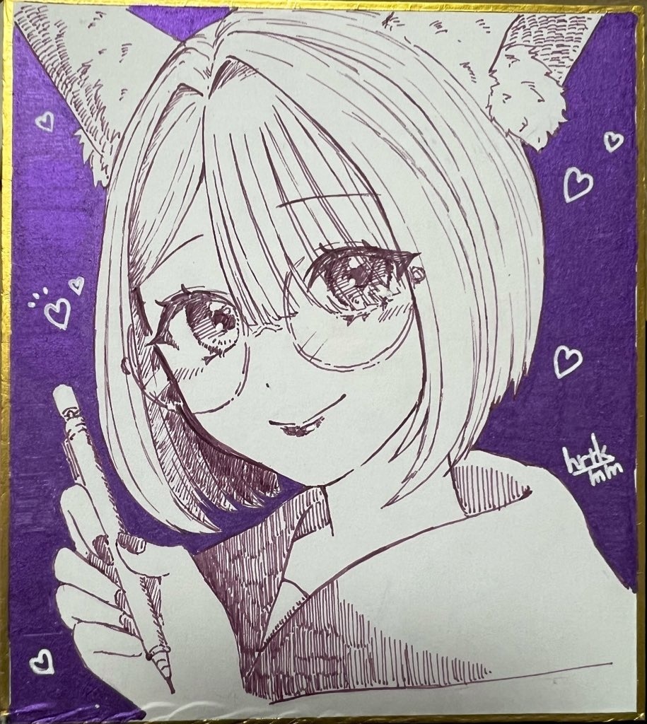 オーダーメイド 色紙原画