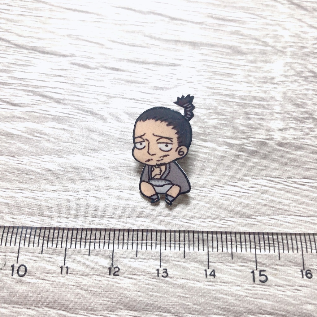 バッジ ノブナガ ハザマ 旧カラー エイト ボール Booth バッジ ノブナガ ハザマ 旧カラー エイト ボール Booth