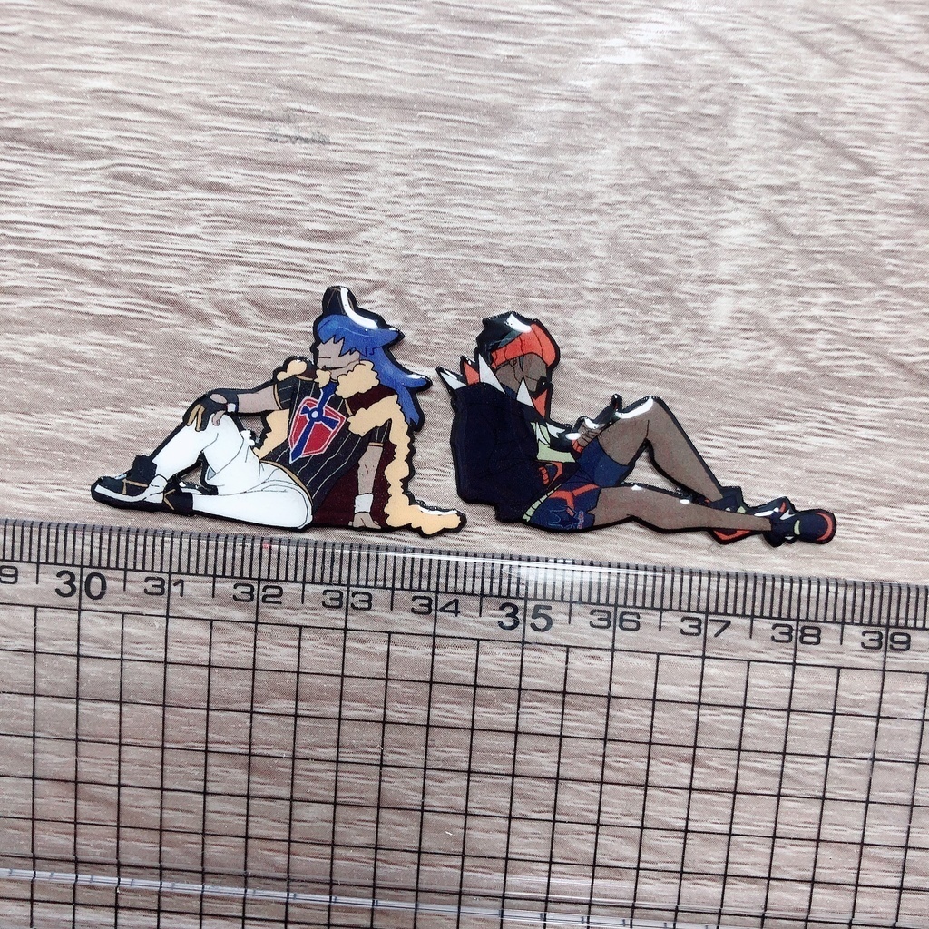 【バッジ】pkmnチャンピオン・ジムリーダー等身高各種バッジ