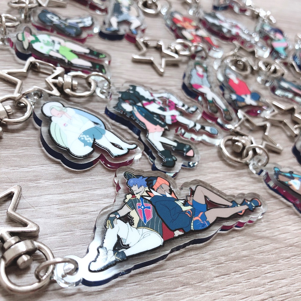 【アクキー】pkmnトレーナー・ジムリなど各19種類