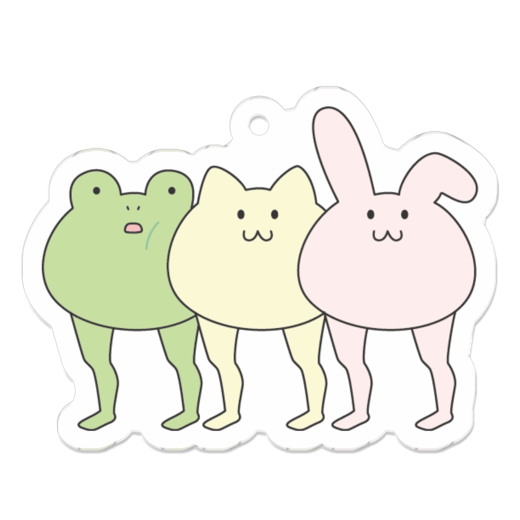 脚生えた生物アクリルキーホルダー