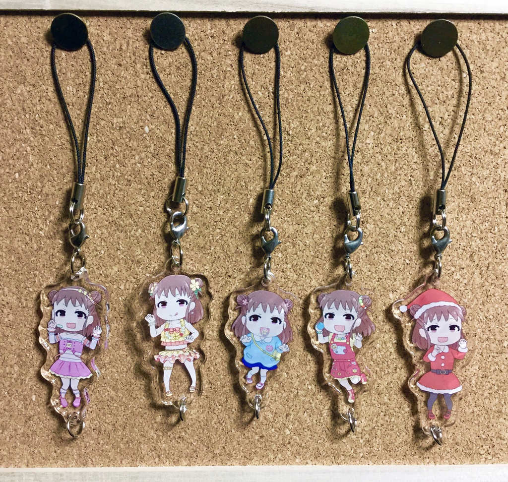 愛海アクキー５個セット