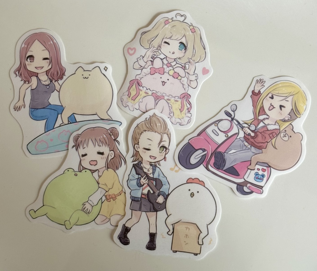 脚生えた生物 x 担当コラボステッカー