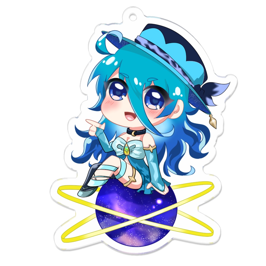 アリエスon Saturn アクリルキーホルダー