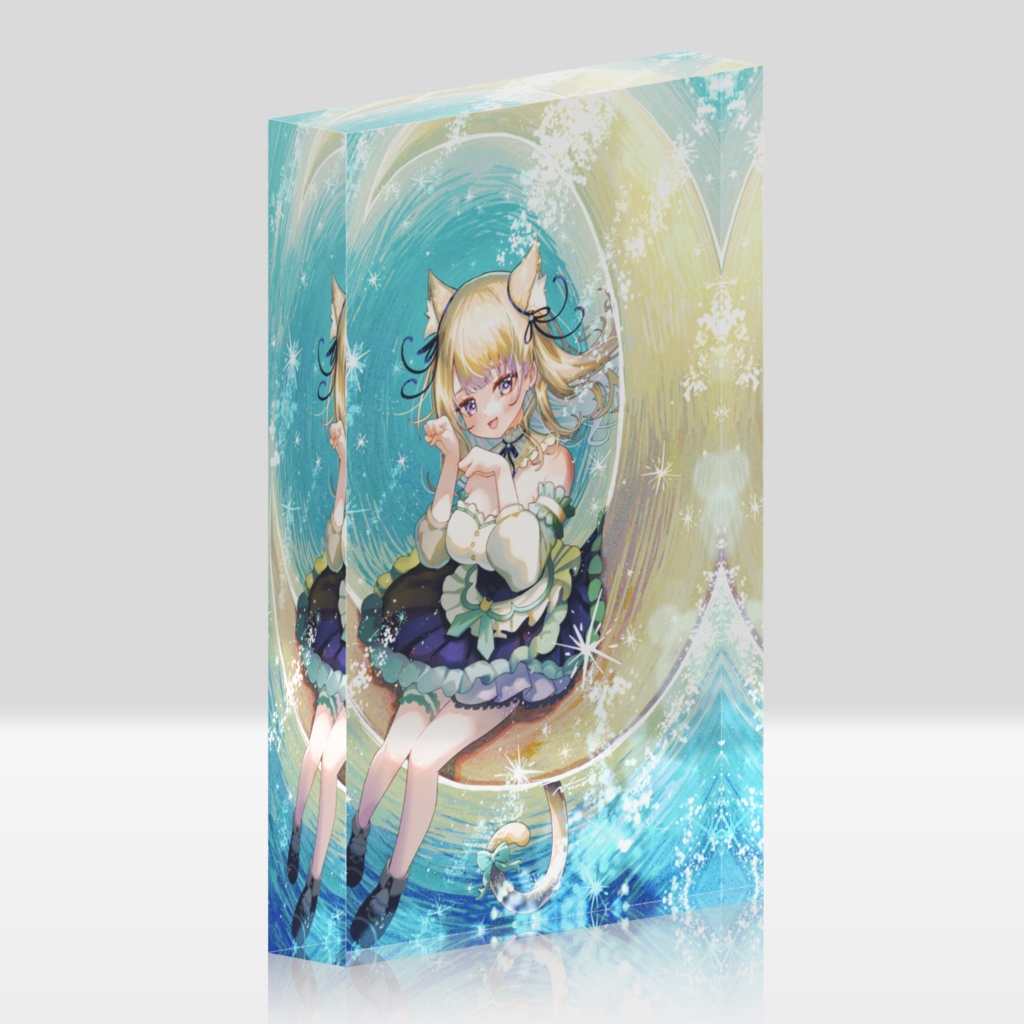みきぷるんっアクリルブロック ⦅starry night⦆