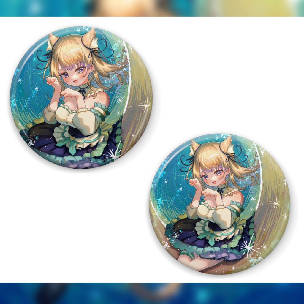 みきぷるんっ缶バッジ ⦅starry night⦆