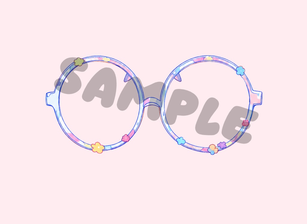 【Live2D】CUTE GLASSES | VTuber Assets (VTube studio)