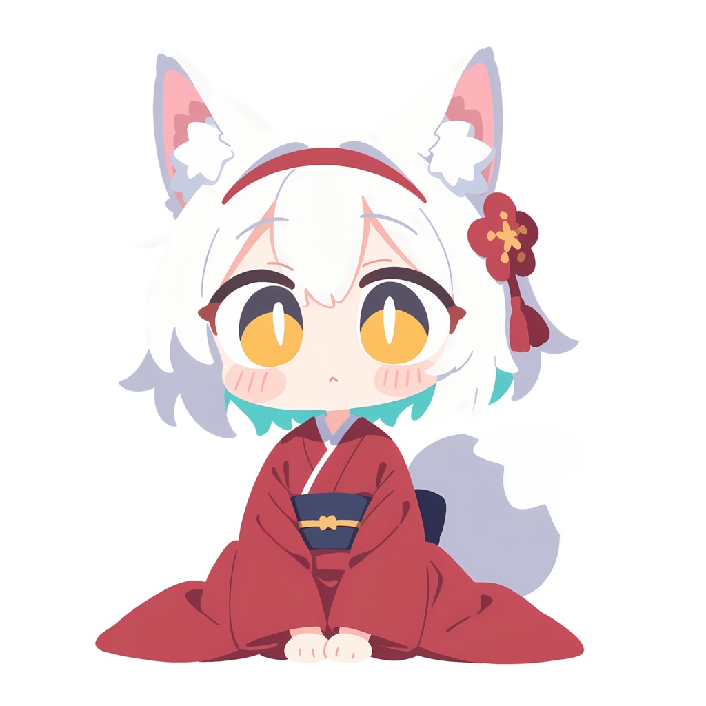 [PNGTUBER] Kitsune | pngtuber ready to use, veadotube mini, streamer, twitch, youtube, cute,