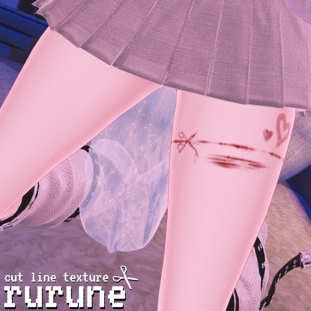 ［ルルネ］ rurune cut line texture ♡ ルルネ 傷ライン テクスチャ