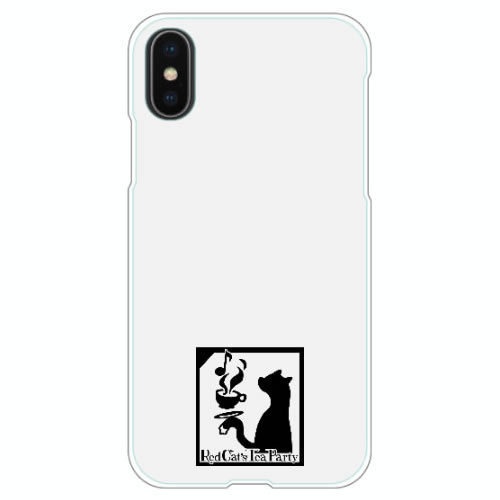赤猫茶会iPhoneケース(クリア)【受注生産】