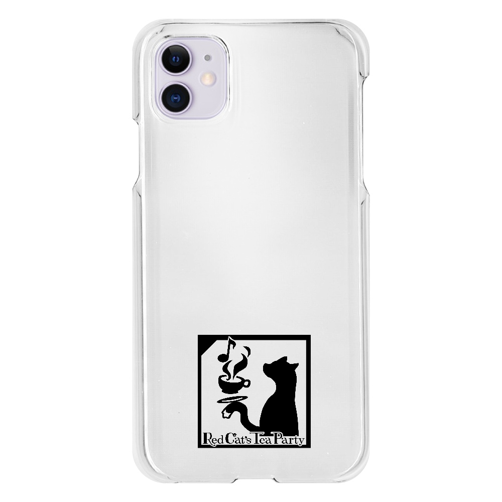 赤猫茶会iPhoneケース(クリア)【受注生産】