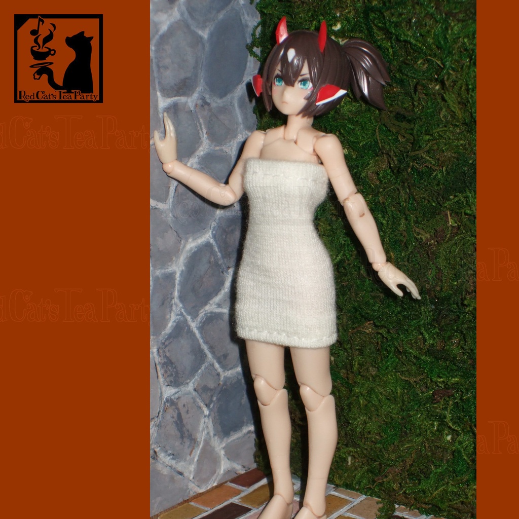 チューブミニワンピース(白)