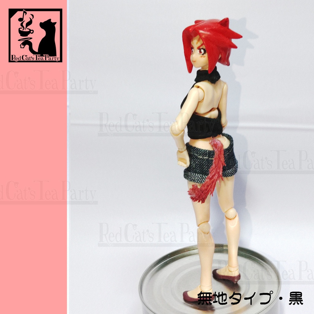 オフショルダータートルネックトップス・黒