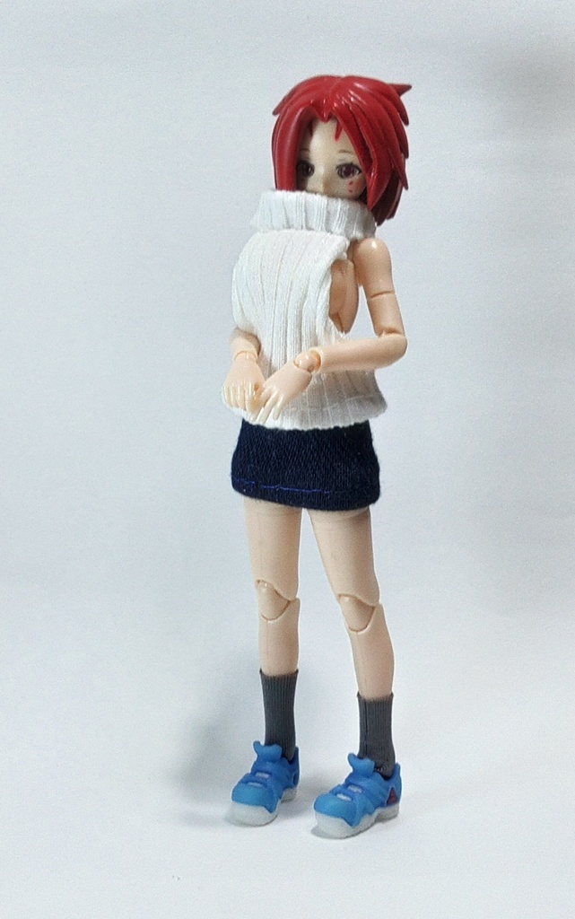 デニムタイトスカート