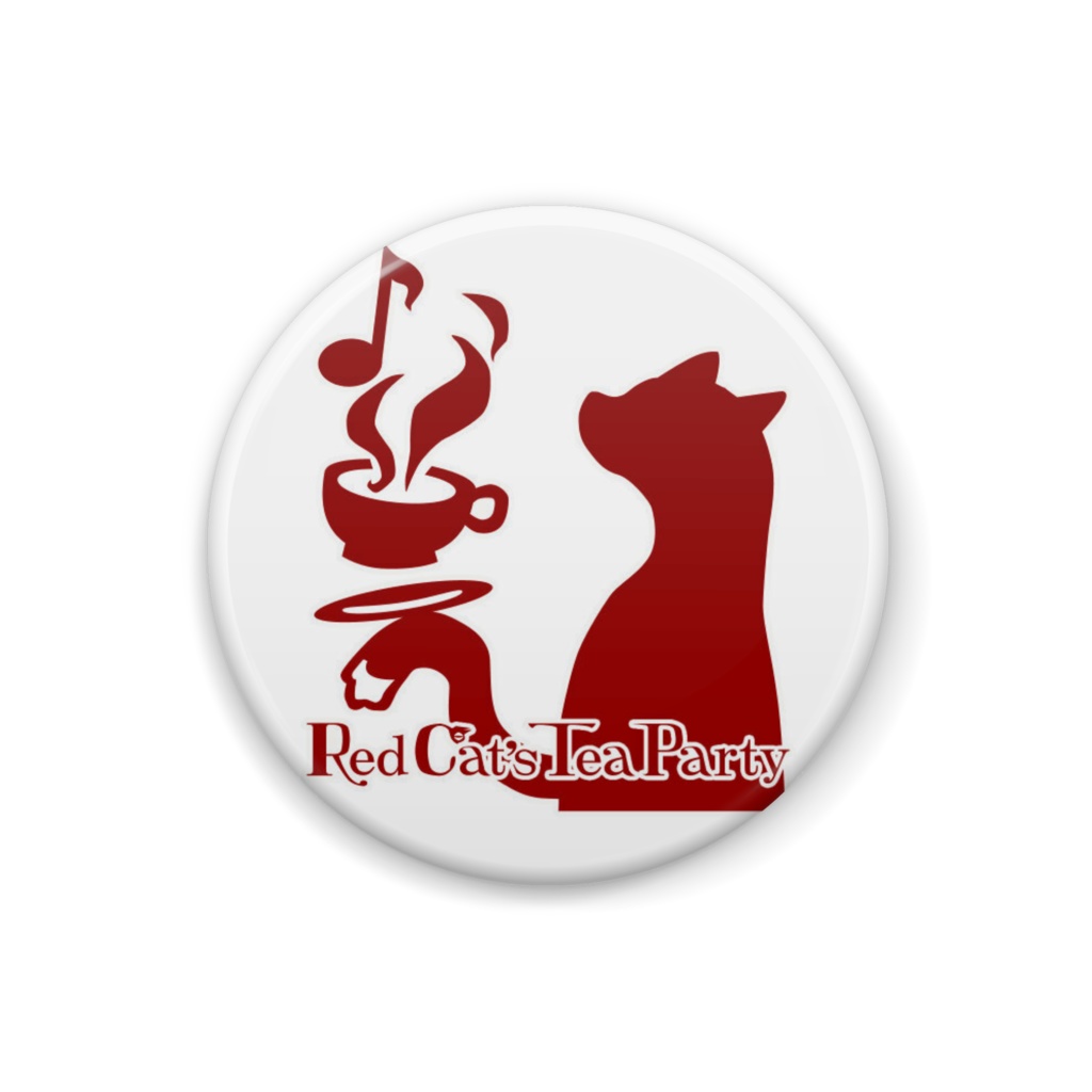 Red Cat's Tea Party シンボル缶バッジ