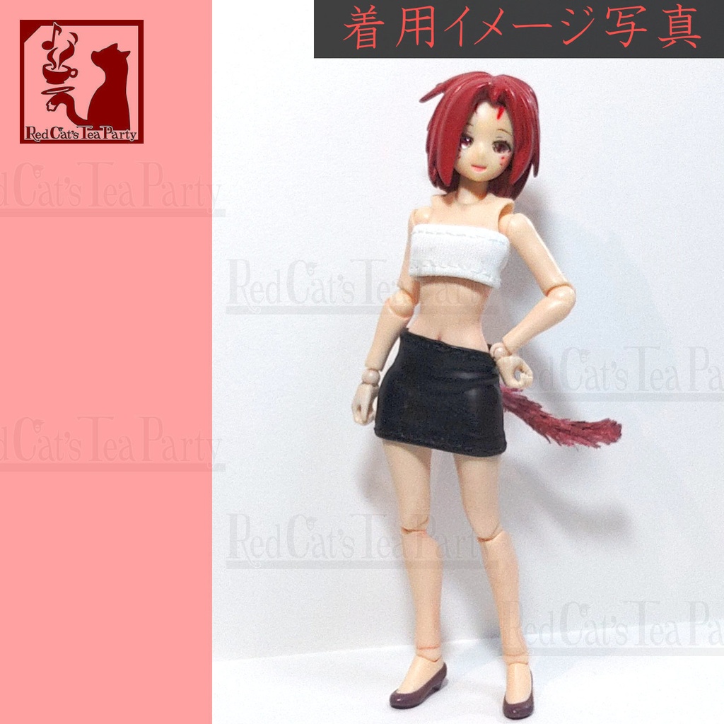 ブラックレザー調ウェア