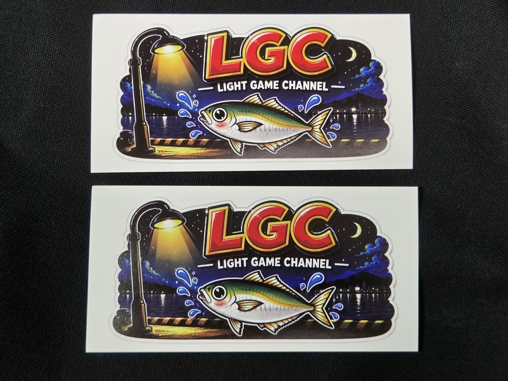 LGC ナイトアジングステッカー　２枚セット
