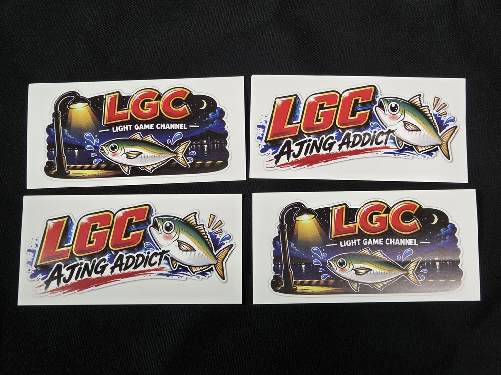 LGC 新オリジナルステッカー 　各２枚の合計４枚セット
