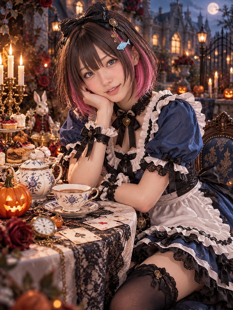 澪のハロウィンコスプレ写真集2026|特別ゲスト陽菜&限定カット収録【AI生成】