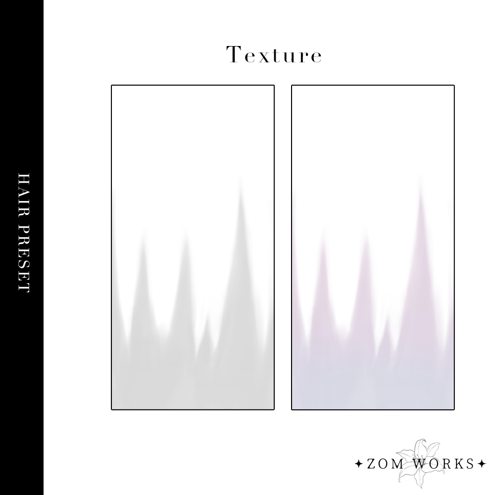 【VRoid】片目隠れヘアプリセット Eye-hiding coif【無料配布】