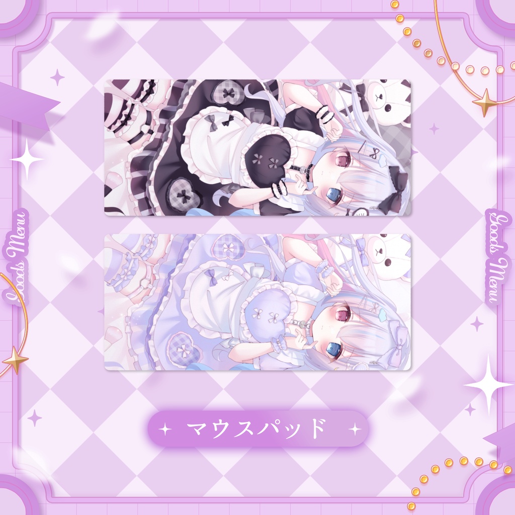 ✧︎雲月うる✧︎マウスパッド✧︎プレイマット✧︎