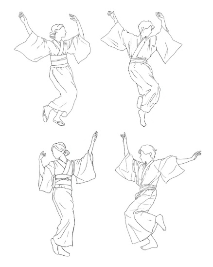 盆踊り_タトゥーシール_4人セット