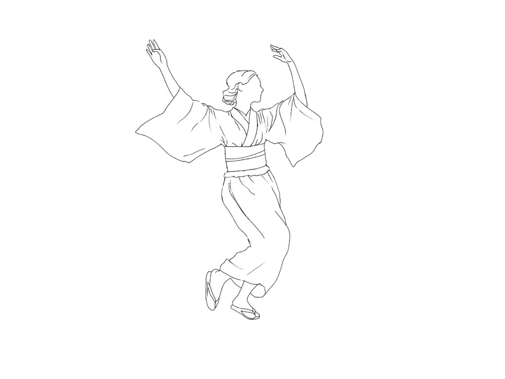 盆踊り_タトゥーシール_女性①