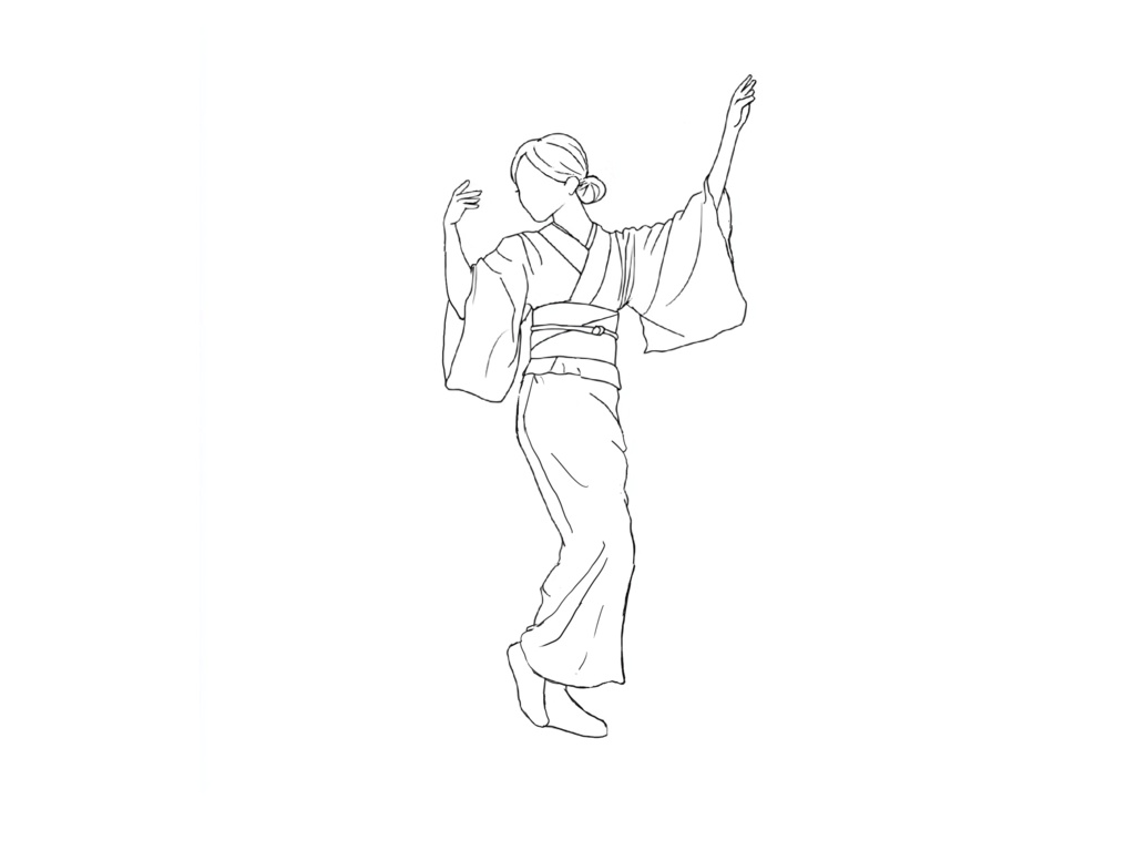 盆踊り_タトゥーシール_女性②