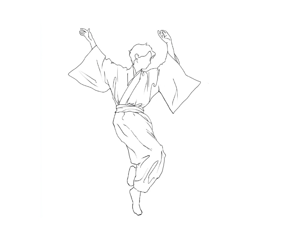盆踊り_タトゥーシール_男性②