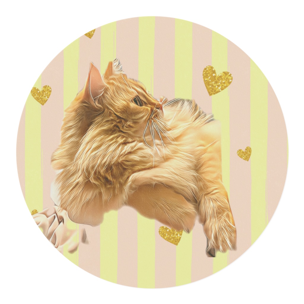 ピンク&イエローストライプ【マスキングテープ】