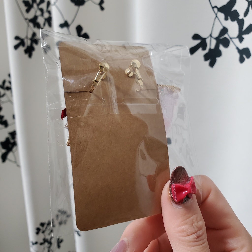 八雲紫モチーフ リボンイヤリング