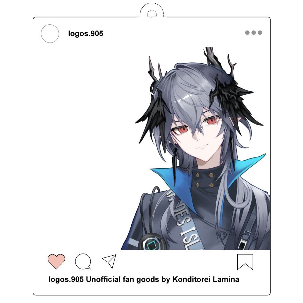 SNS風アクリルキーホルダー