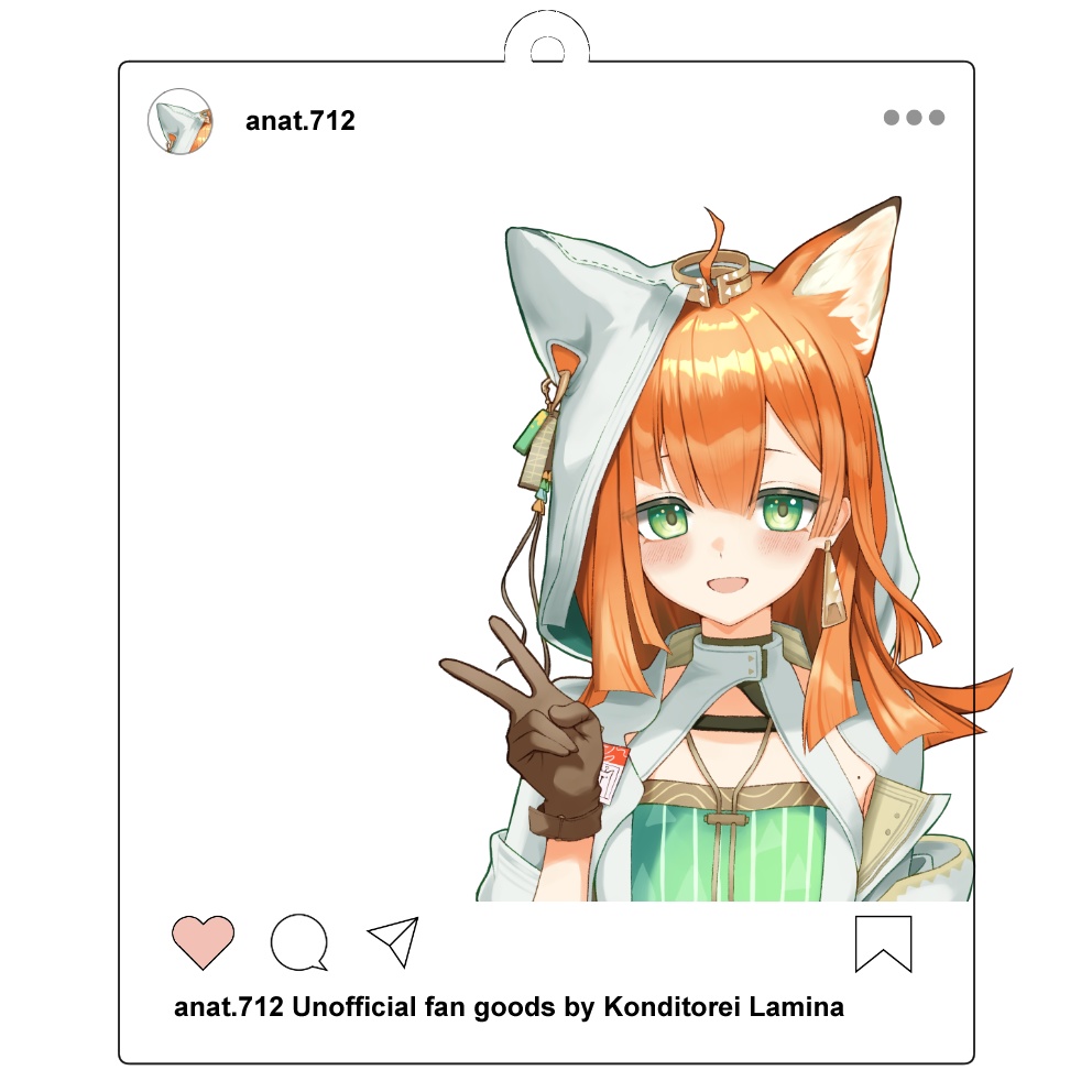 SNS風アクリルキーホルダー