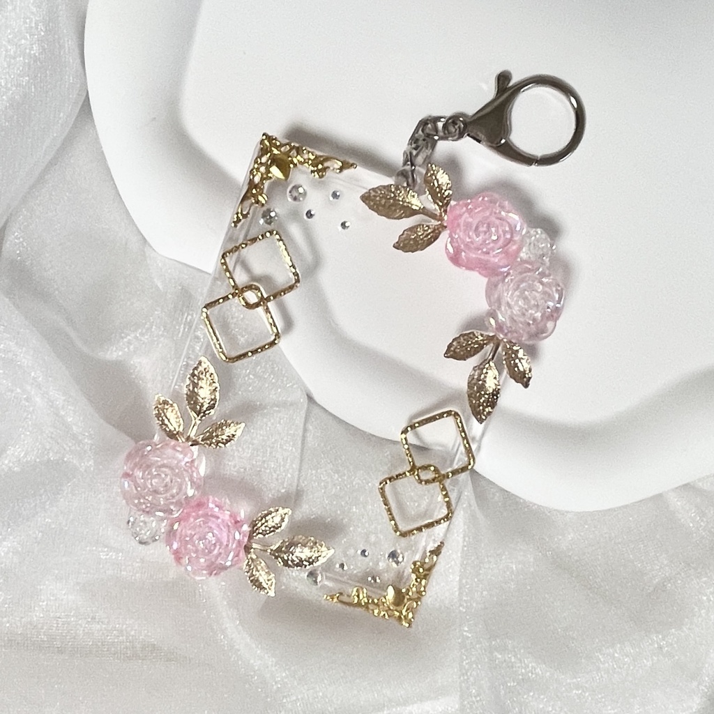 トレカケースキーホルダー ピンクver.