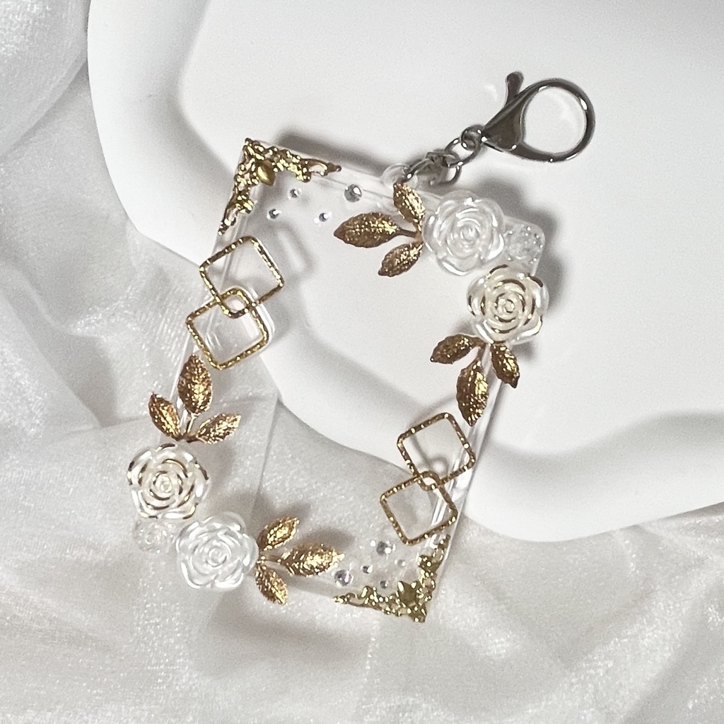 トレカキーホルダー ホワイトver.