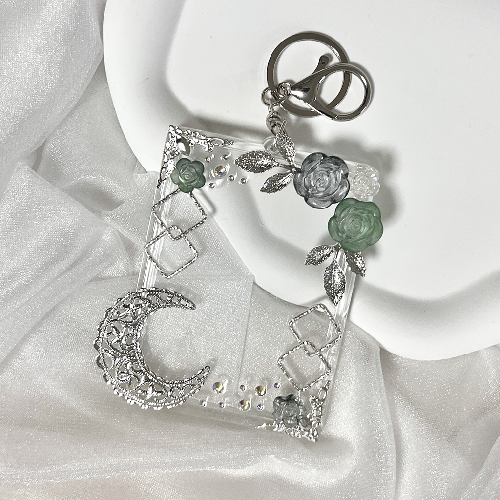 トレカキーホルダー グレー×グリーンver.