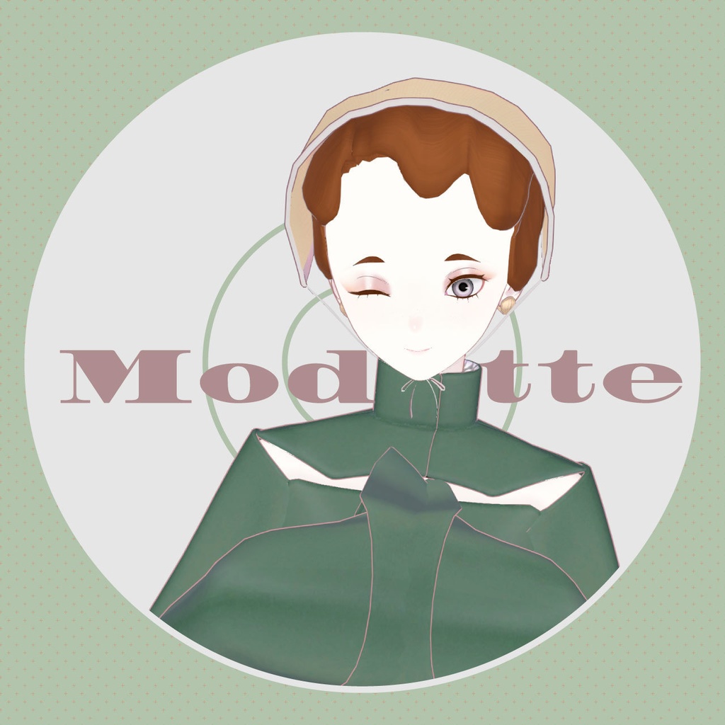 【VRC対応ヘア】Finger Wave フィンガーウェーブ