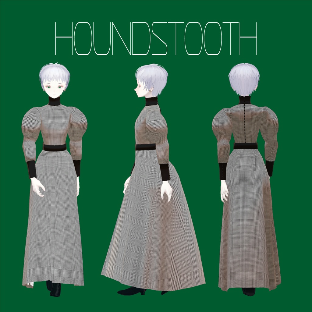 【VRC対応衣装】Fictional Muse Dress フィクショナルミューズドレス