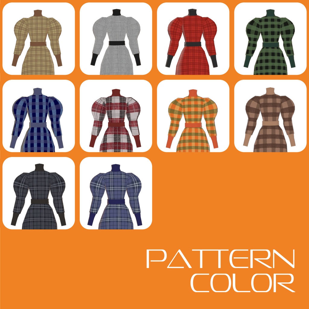 【VRC対応衣装】Fictional Muse Dress フィクショナルミューズドレス