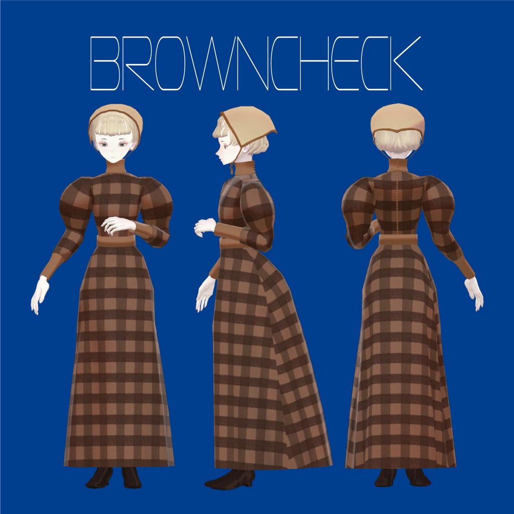 【VRC対応衣装】Fictional Muse Dress フィクショナルミューズドレス