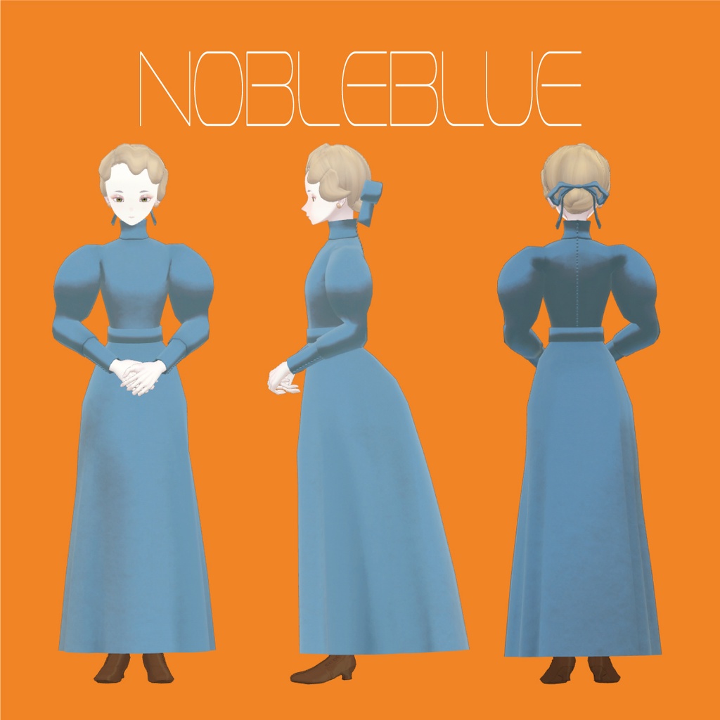 【VRC対応衣装】Fictional Muse Dress フィクショナルミューズドレス