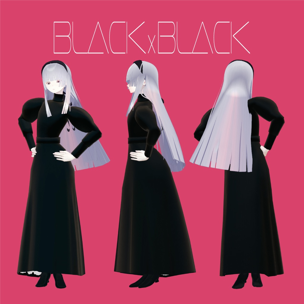 【VRC対応衣装】Fictional Muse Dress フィクショナルミューズドレス