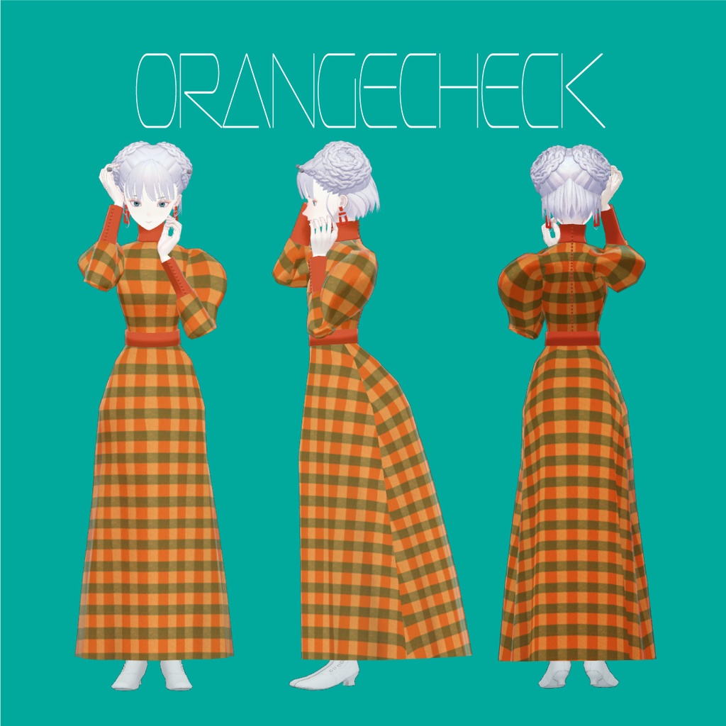 【VRC対応衣装】Fictional Muse Dress フィクショナルミューズドレス